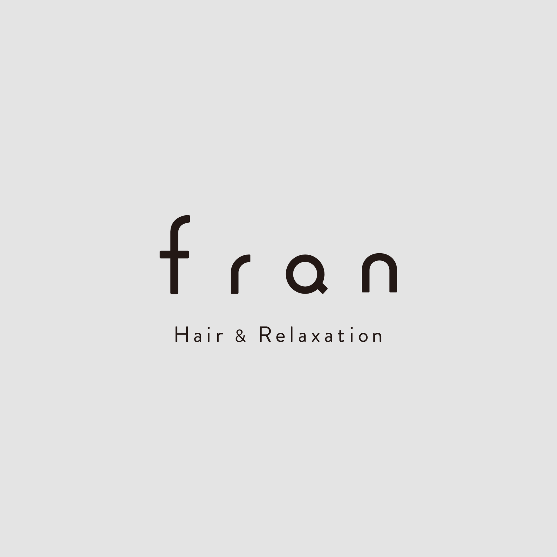 fran Hair & Relaxationロゴデザイン実績