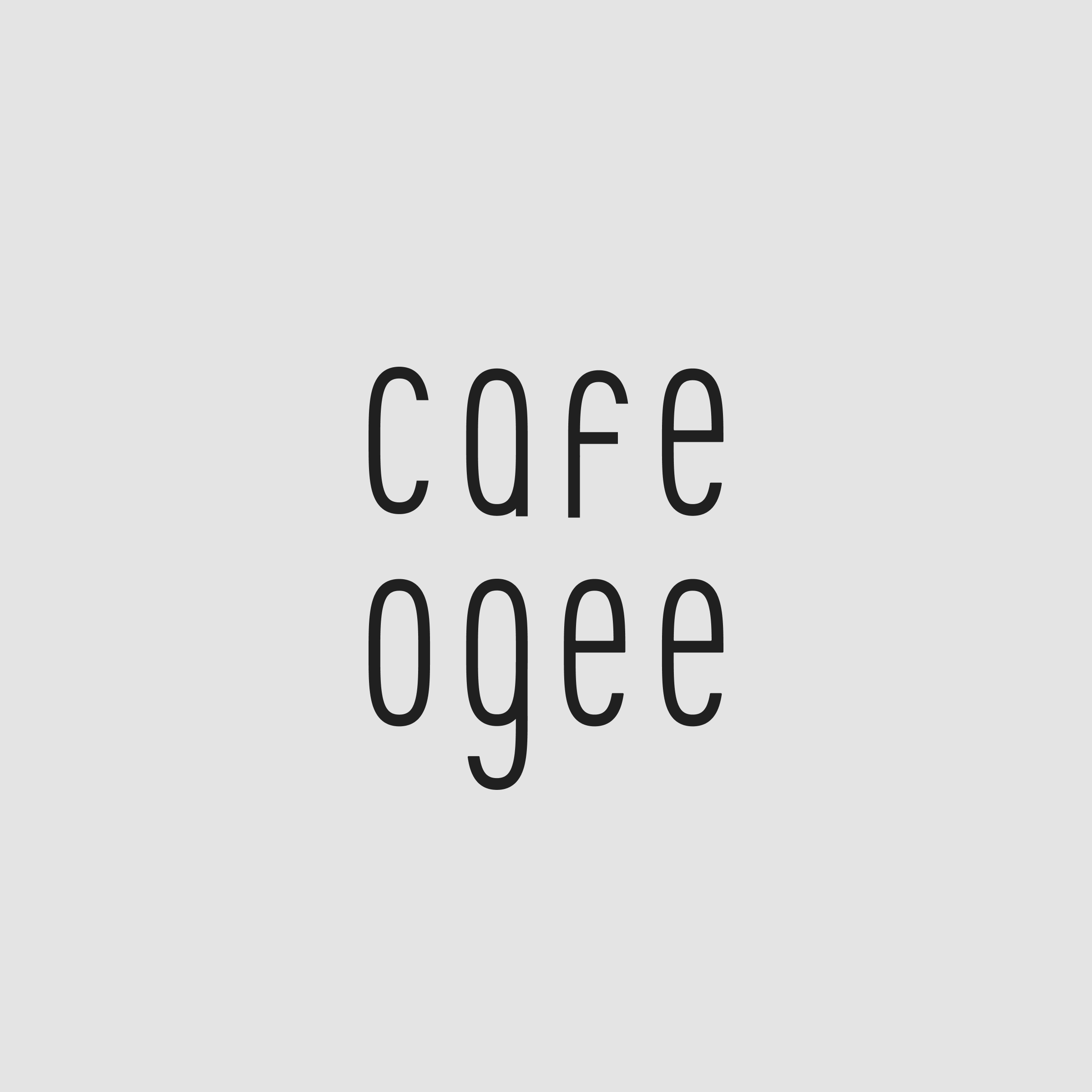 cafe ogeeロゴデザイン実績